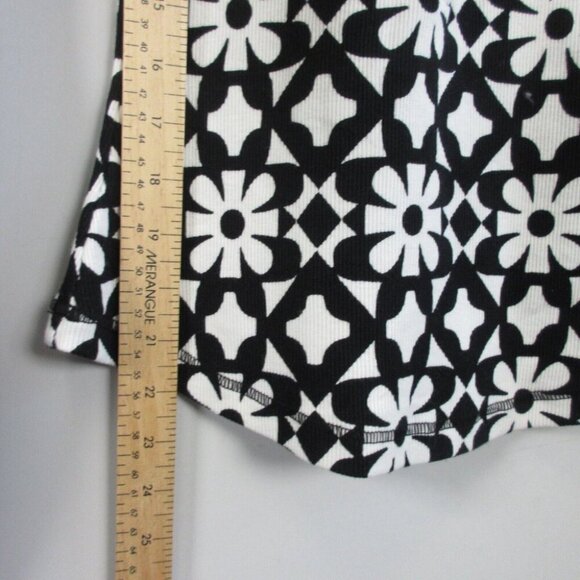 FP Movement Kick Off Printed Layer Top Women M Aspen Onyx Combo Henley Skii 246 - Picture 10 of 11